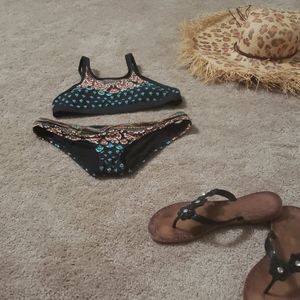 M Sumbawa ruched hipster bottoms S Mercedes top